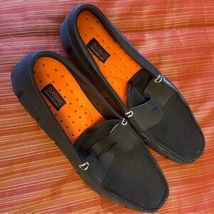 Swims Men's Black and Orange Loafers